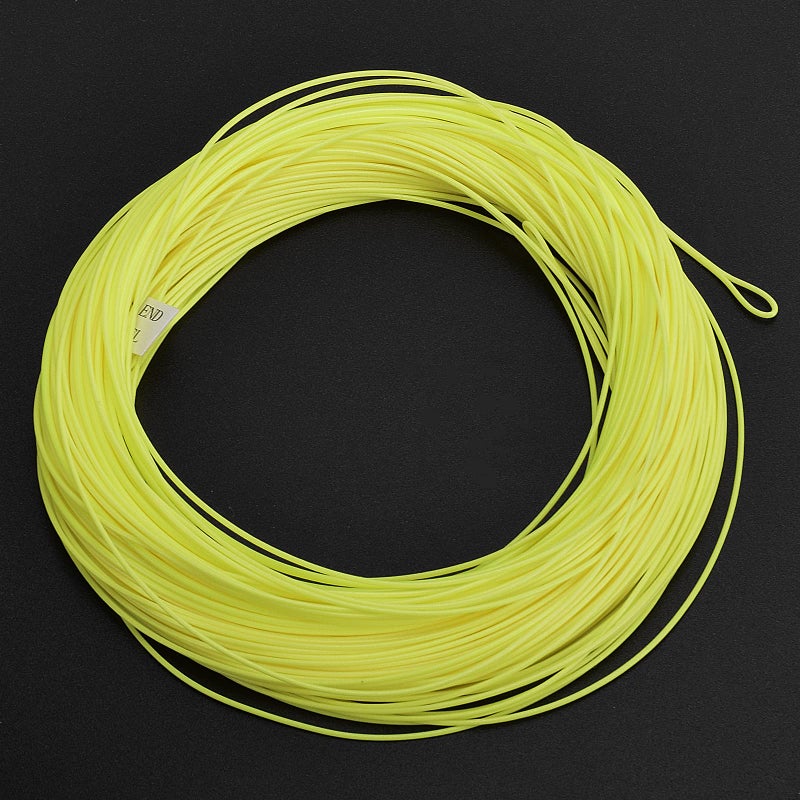SF WF5F 100FT Fly Fishing Line Weight Forward Floating Fly Line for Fly Fishing Double Welded Loops Fluo Yellow - Image 3